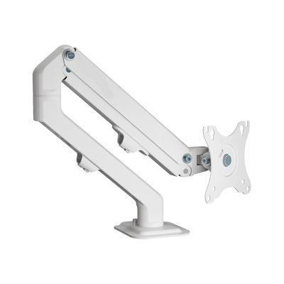 ADBWEKKF Computer monitor stand robotic arm display screen cantilever lifting hole desktop base(White)