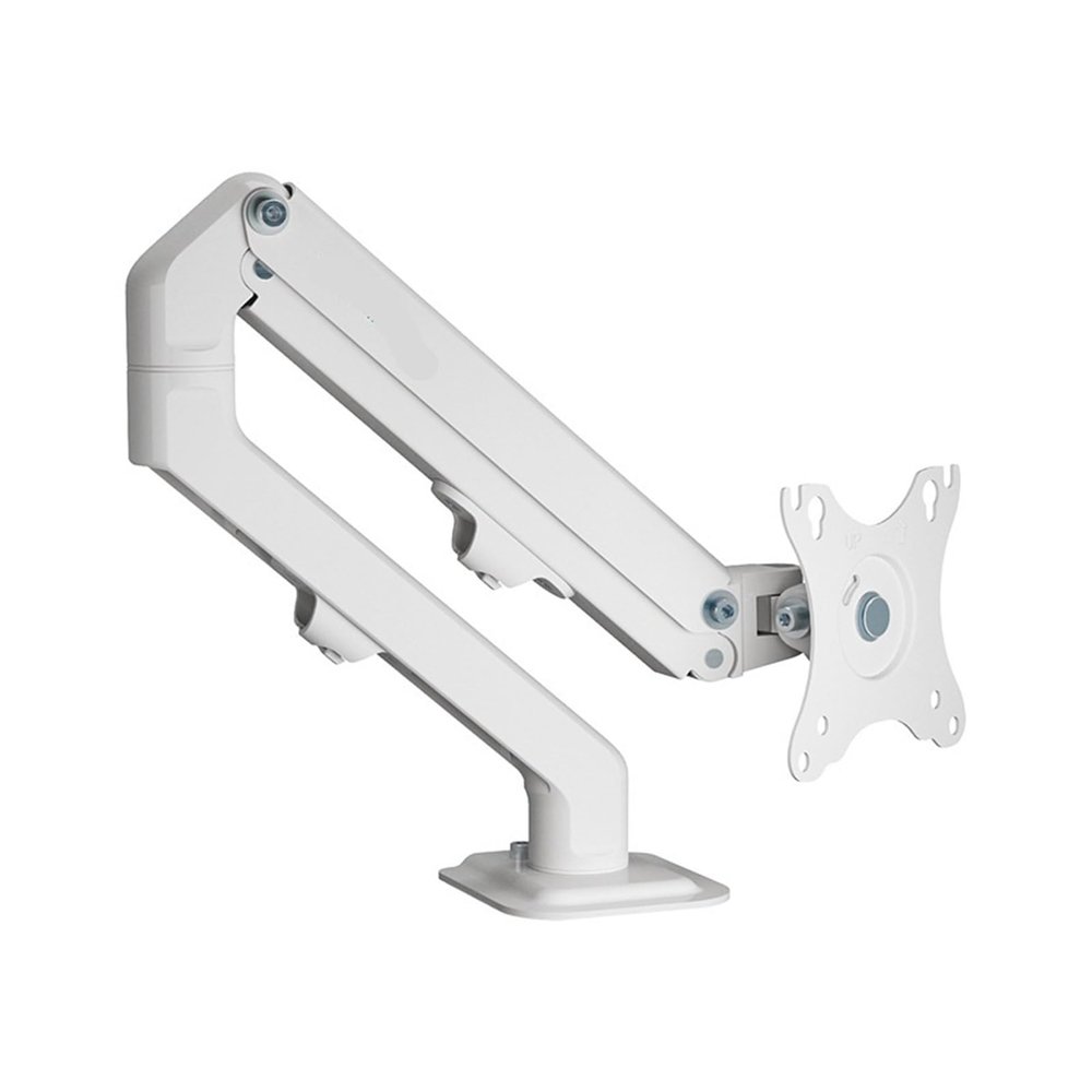 ADBWEKKF Computer monitor stand robotic arm display screen cantilever lifting hole desktop base(White)