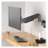 ADBWEKKF 24/32/49-inch fish screen monitor wall bracket wall hanging bracket lift hover cantilever vertical screen rotation(Black) view 3