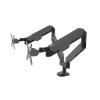 ADBWEKKF Monitor stand dual-screen desktop computer lifting and heightening shelf desktop punch-free universal hanger view 1