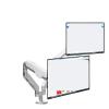 ADBWEKKF Monitor stand dual-screen desktop computer lifting and heightening shelf desktop punch-free universal hanger view 3