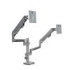 ADBWEKKF Dual-screen column-type desktop hanger pneumatic lifting base rotating telescopic computer display gimbal bracket(Black) view 2