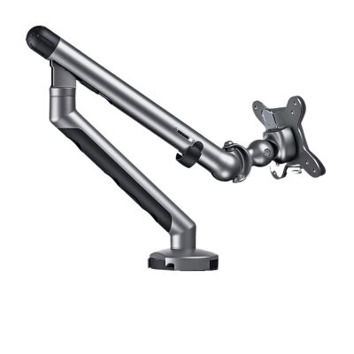 ADBWEKKF Monitor stand mechanical arm cantilever liftable rotating desktop computer screen bracket(Gray)