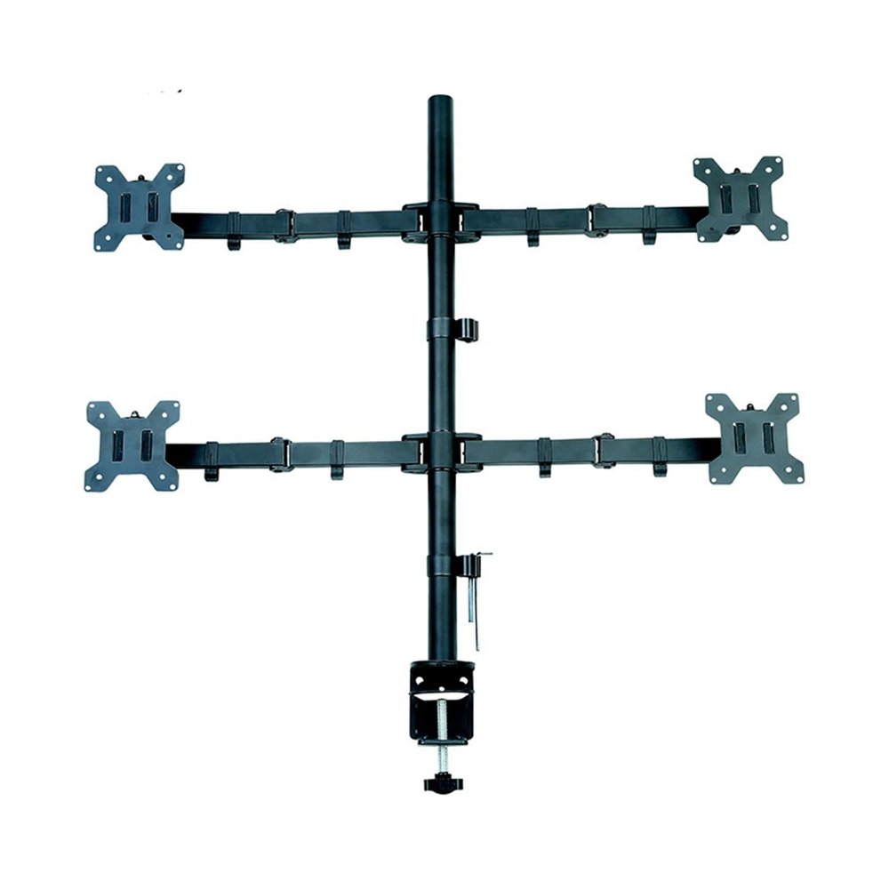 ADBWEKKF 17-27 inch four-screen monitor bracket horizontal and vertical screen switching LCD intelligent up and down lift computer hanging shelf