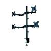 ADBWEKKF 17-27 inch four-screen monitor bracket horizontal and vertical screen switching LCD intelligent up and down lift computer hanging shelf view 2