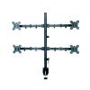 ADBWEKKF 17-27 inch four-screen monitor bracket horizontal and vertical screen switching LCD intelligent up and down lift computer hanging shelf view 4