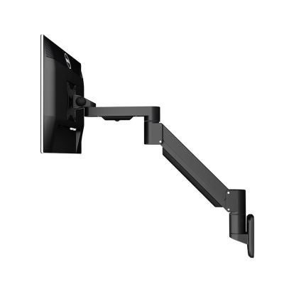 ADBWEKKF Computer screen monitor bracket LCD wall hanging bracket wall hanging room rotating screen bracket telescopic arm lifting bracket(Black)