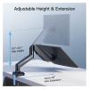 ADBWEKKF Adjustable gas spring monitor stand, monitor desktop stand suitable for 13 to 32 inches view 4