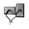 ADBWEKKF Dual Monitor Stand Fully Adjustable Monitor Desk Mount Swivel Bracket with C-Clamp for 13 to 32 Inch Computer Screens(Black) view 1