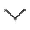 ADBWEKKF Height Adjustable Dual Monitor Stand Gas Spring Balanced Multi-Monitor Stand view 2