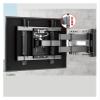 ADBWEKKF Ultra-thin TV retractable wall mount suitable for 85-inch 90-degree folding and rotating wall mount view 2