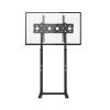 ADBWEKKF Tall TV Floor Stand Height Adjustable TV Mounting Bracket Suitable for 32-65 Inch LED LCD Monitors Loading 40 kg(White) view 2
