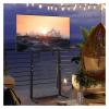 ADBWEKKF Tall TV Floor Stand Height Adjustable TV Mounting Bracket Suitable for 32-65 Inch LED LCD Monitors Loading 40 kg(White) view 4