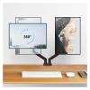 ADBWEKKF Monitor Arm Screen for 2 Screens Desktop Mounting Bracket with 2 Arms for 13" - 32" 2-8kg Monitors Support 360 Adjustment view 4