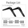 ADBWEKKF 32-65 Inch TV Base Stand Feet TV Stand Mount Desktop Tabletop Stand Accessories view 2
