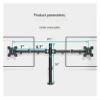 ADBWEKKF LCD monitor stand arm, three-screen splicing, elevated tabletop lifting frame, multi-screen clamping base view 2