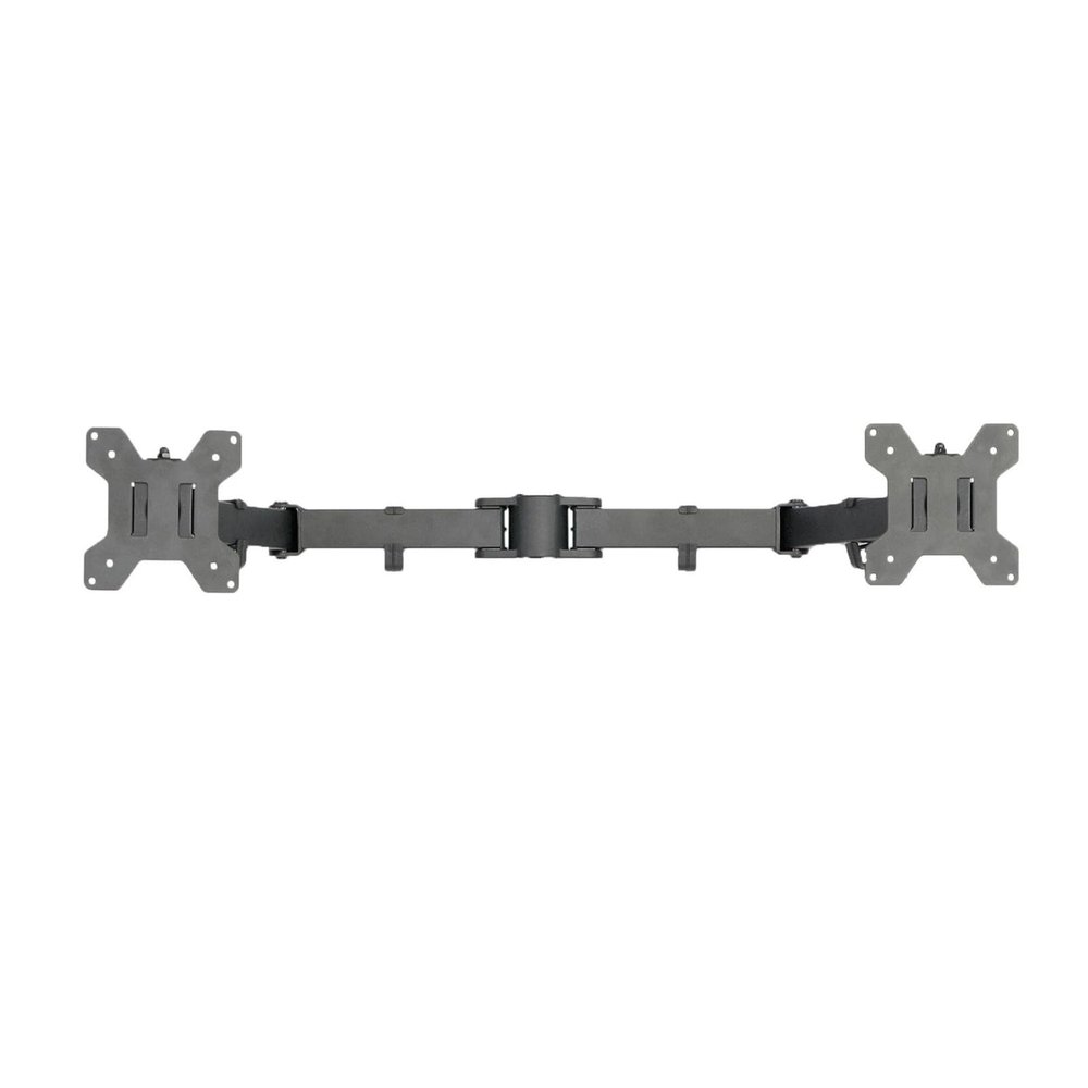ADBWEKKF Black Adjustable Dual Computer Monitor Arm for Desk Stand-