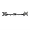 ADBWEKKF Black Adjustable Dual Computer Monitor Arm for Desk Stand- view 1