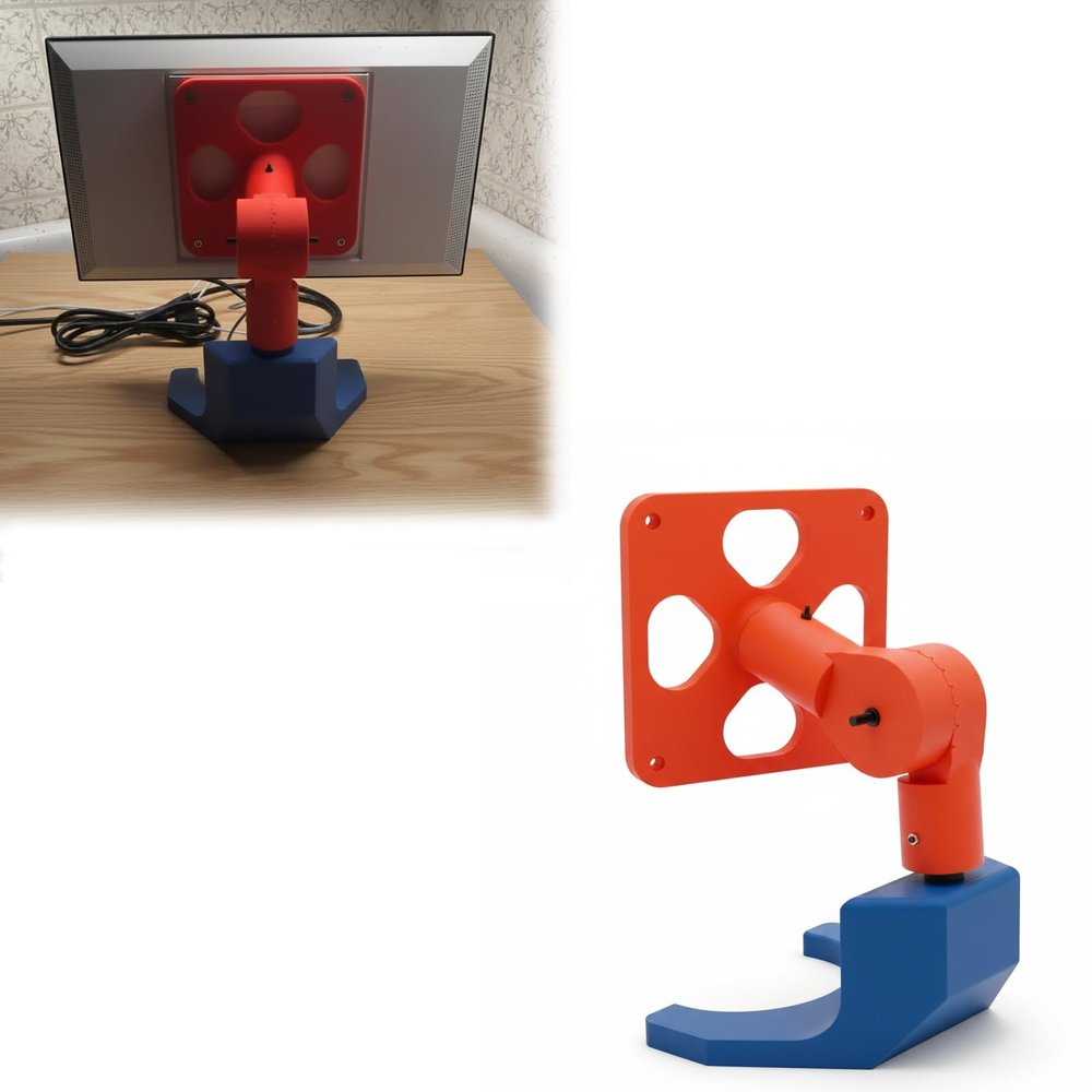 for Echo Show 15 Stand for Countertop, Compatible with Echo Show 15, Fit Echo Show 15 Mount, Adjustable Holder (Red and Blue)