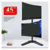 ADBWEKKF 13-32 inch large screen monitor dual screen stand 90 degree rotating computer multi-function adjustable base view 4