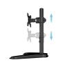 ADBWEKKF Table LCD computer monitor stand multi-purpose rotating lift single display computer stand view 3