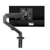 ADBWEKKF No back hole monitor stand no hole computer cantilever support stand no punching installation  vertical screen lift view 1