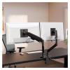 ADBWEKKF 14" - 35" Dual Monitor Arm Stand with Adjustable Height and Gas Spring Dual Monitor Mount - Black view 3