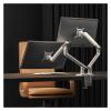 ADBWEKKF Dual screen monitor stand arm T7-2U desktop computer with U rotating base screen support view 3