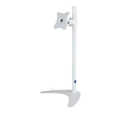 ADBWEKKF 14-27-inch heightened computer monitor rotating base with adjustable pitch angle, horizontal and vertical screen rotating desktop base(White)