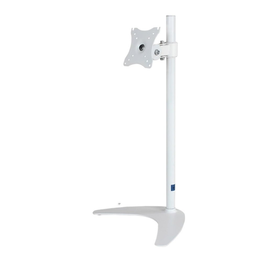 ADBWEKKF 14-27-inch heightened computer monitor rotating base with adjustable pitch angle, horizontal and vertical screen rotating desktop base(White)