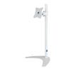 ADBWEKKF 14-27-inch heightened computer monitor rotating base with adjustable pitch angle, horizontal and vertical screen rotating desktop base(White) view 1