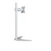 ADBWEKKF 14-27-inch heightened computer monitor rotating base with adjustable pitch angle, horizontal and vertical screen rotating desktop base(White) view 2