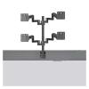ADBWEKKF Monitor screen partition card plate heightening bracket desktop industrial console operating table adjustment telescopic hanger 4 screens view 1
