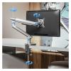 ADBWEKKF Computer monitor stand arm T7-1W desktop simple screen desktop non-hole universal rotating telescopic bottom view 4
