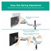 ADBWEKKF Computer monitor desktop stand air pressure lifting base rotating telescopic computer display universal stand(Silver) view 4