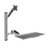 ADBWEKKF Monitor Stand with Keyboard Standing Office Computer Universal Rotating Engineering Equipment Wall Mount WS02 view 2