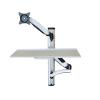 ADBWEKKF Monitor Stand with Keyboard Standing Office Computer Universal Rotating Engineering Equipment Wall Mount WS02 view 3