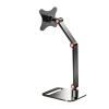 ADBWEKKF Portable monitor stand aluminum alloy long arm stand desktop adjustable hole distance stand suitable for 17.3 inch display folding stand view 1
