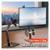 ADBWEKKF Portable monitor stand aluminum alloy long arm stand desktop adjustable hole distance stand suitable for 17.3 inch display folding stand view 2