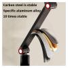 ADBWEKKF Portable monitor stand aluminum alloy long arm stand desktop adjustable hole distance stand suitable for 17.3 inch display folding stand view 4