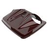 Advanblack Color-Matched Dual 8'' Speaker Lids with Backrest Pad OEM Harley Rushmore Razor, Chopped & King Rear Tour Trunk Pack  Heavy-Duty ABS, 8 Inch Speaker Cutouts (Twisted Cherry) view 4