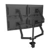 ADBWEKKF 17-38 inch multi-screen monitor desktop bracket engineering up and down lifting rotating laptop computer hanger four-screen bracket(Black) view 1