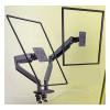 ADBWEKKF G35 Aluminum Alloy 22" - 32" Dual LCD LED Monitor Stand Gas Spring Arm Full Motion Monitor Stand Support Load 3-12kg view 3