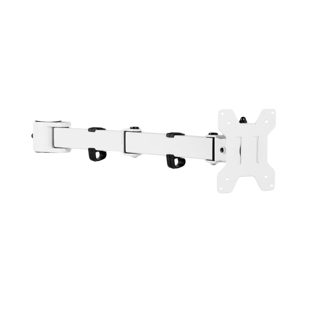 ADBWEKKF White Adjustable Single Monitor Arm for Desk Stand-