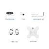 ADBWEKKF White Adjustable Single Monitor Arm for Desk Stand- view 4