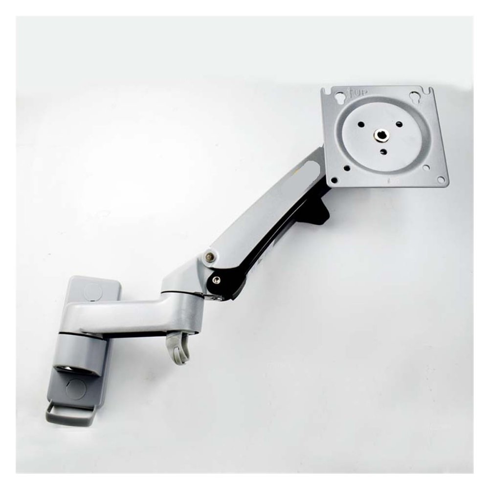 ADBWEKKF 3-12KG long arm 17-inch-35-inch monitor TV wall mount screen aluminum gas spring air pressure TV wall bracket(White)