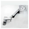 ADBWEKKF 3-12KG long arm 17-inch-35-inch monitor TV wall mount screen aluminum gas spring air pressure TV wall bracket(White) view 1