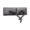 ADBWEKKF Dual-screen monitor stand arm T6-2W desktop computer universal rotating base screen support bracket(Black) view 1