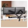 ADBWEKKF Dual-screen monitor stand arm T6-2W desktop computer universal rotating base screen support bracket(Black) view 2