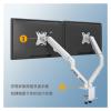 ADBWEKKF Dual-screen monitor stand arm T6-2W desktop computer universal rotating base screen support bracket(Black) view 4